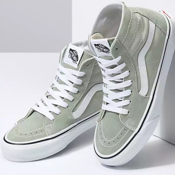 Vans Other - Vans SK8 Hi Suede Tapered Skate/Casual Shoes-Color-Theory Desert Sage Size 13